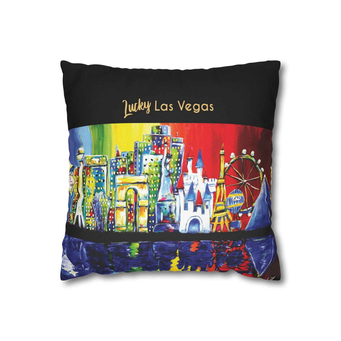 Luck Las Vegas Square Pillowcase