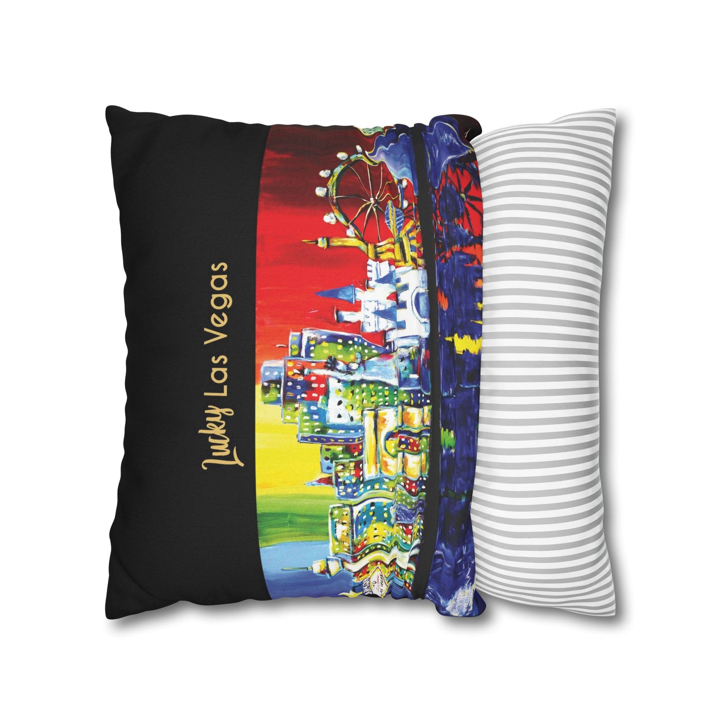 Luck Las Vegas Square Pillowcase