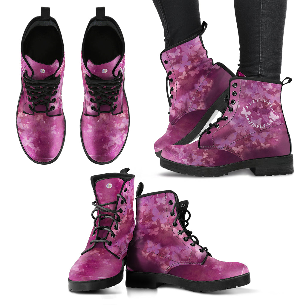 Butterfly Whisperer Leather Boots by SophieStar