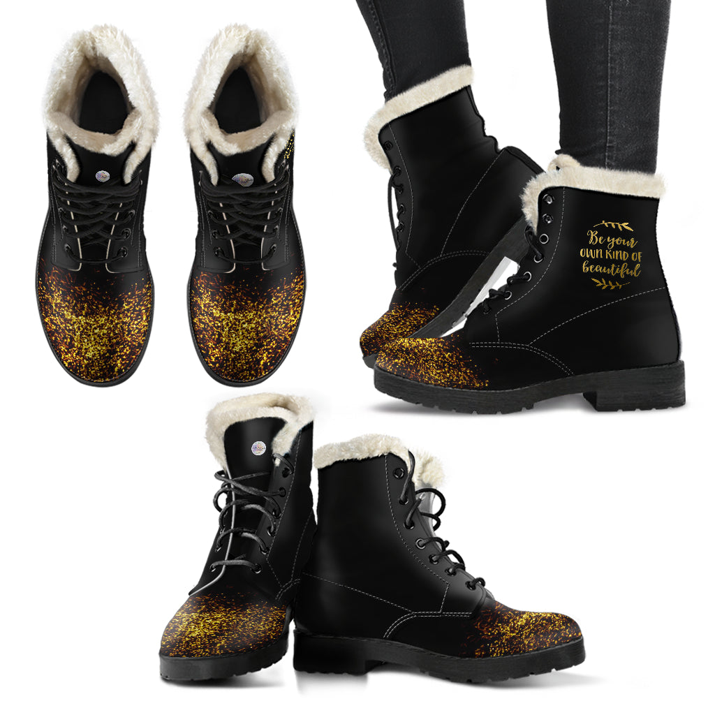Fur Lined Leather Boots - Be Your Own Kind Of Beautiful