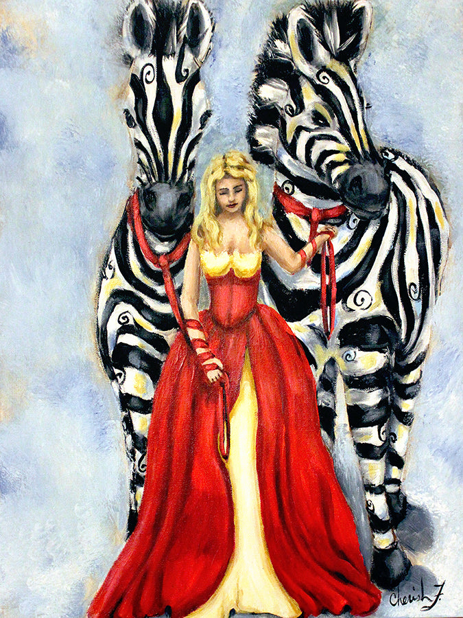 Her Reign Artist Embellished Limited Edition Giclée Print