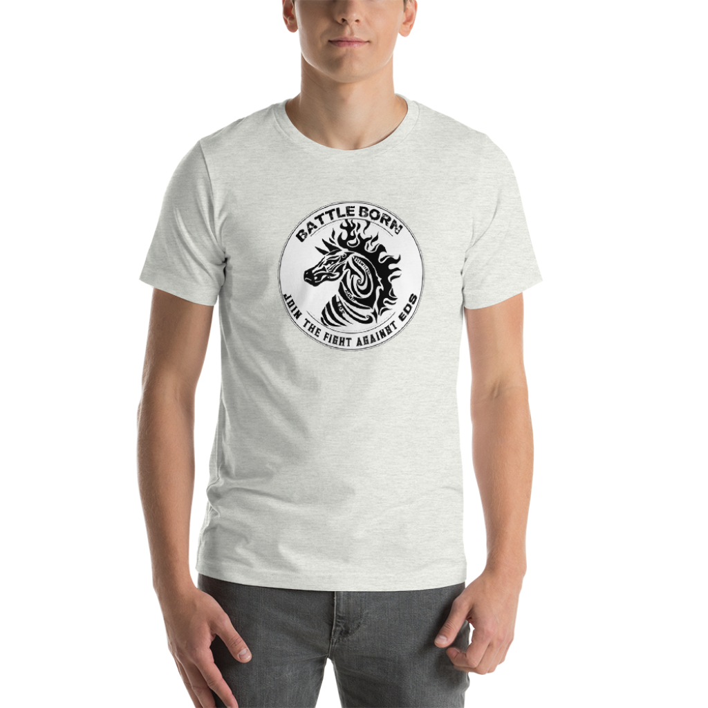 Battle Born Tribal EDS Zebra Unisex T-Shirt