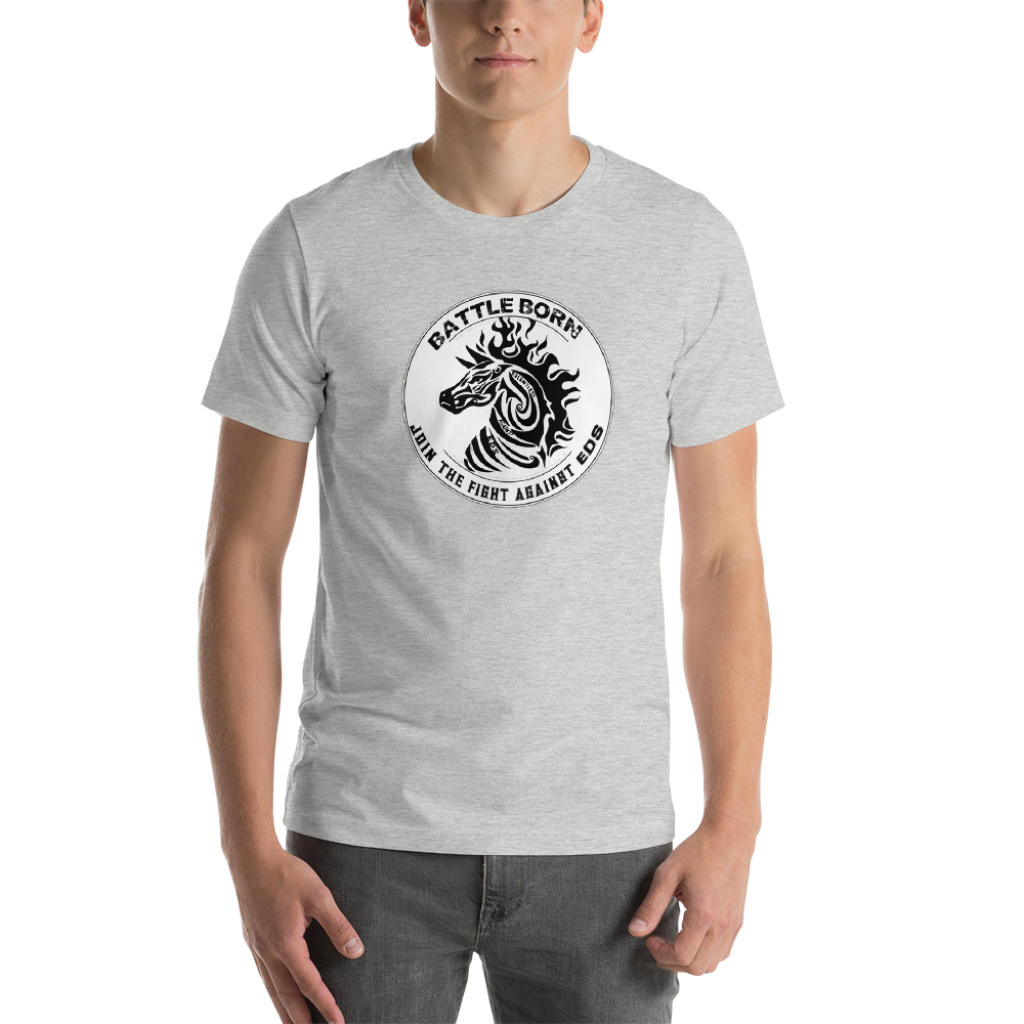 Battle Born Tribal EDS Zebra Unisex T-Shirt