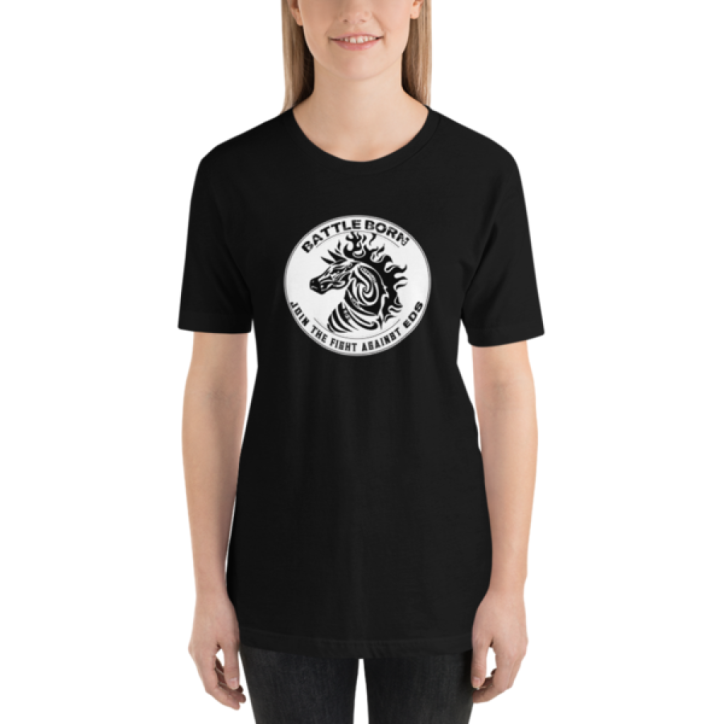 Battle Born Tribal EDS Zebra Unisex T-Shirt