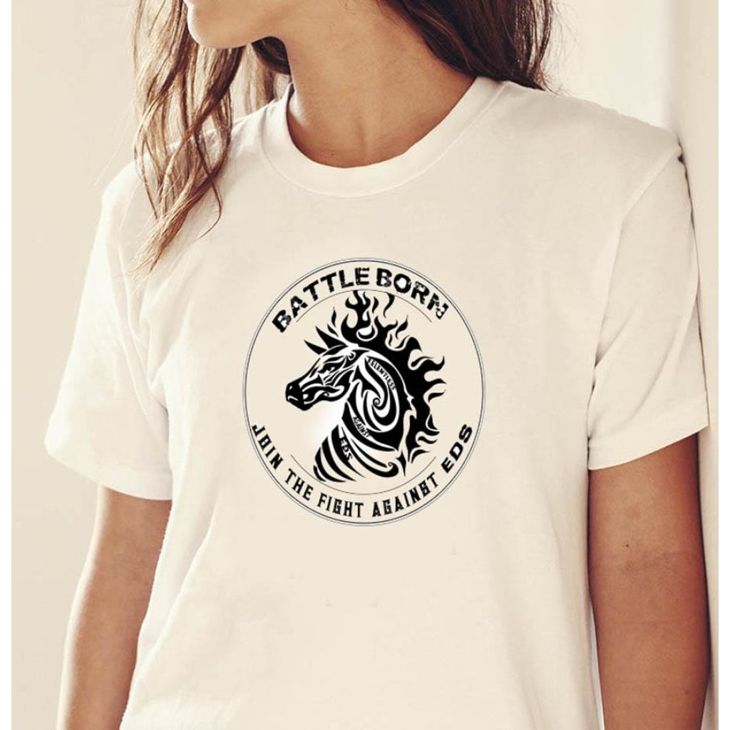 Battle Born Tribal EDS Zebra Unisex T-Shirt