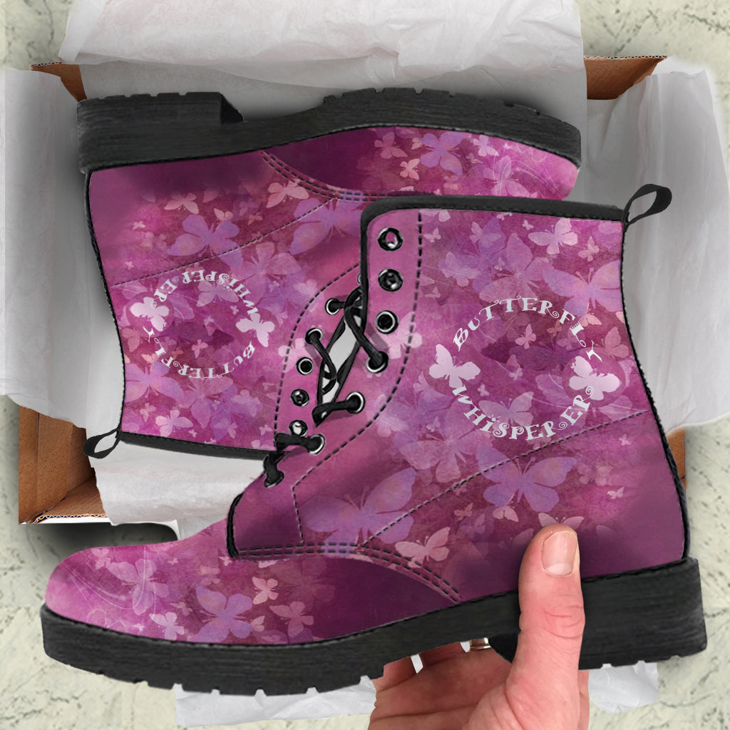 Butterfly Whisperer Leather Boots by SophieStar
