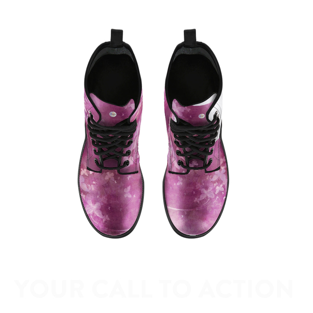 Butterfly Whisperer Leather Boots by SophieStar