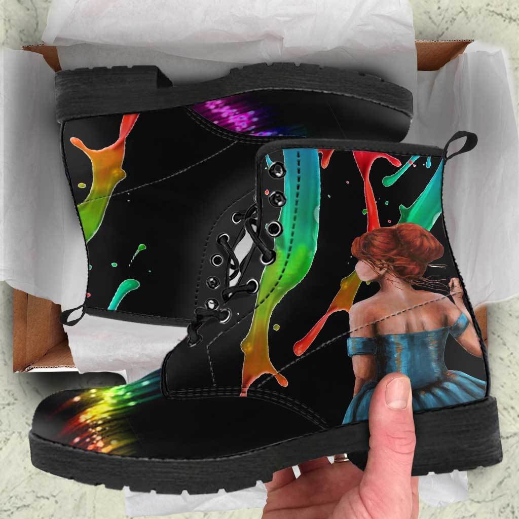 Color Splash Boots - C.W. Art Studio