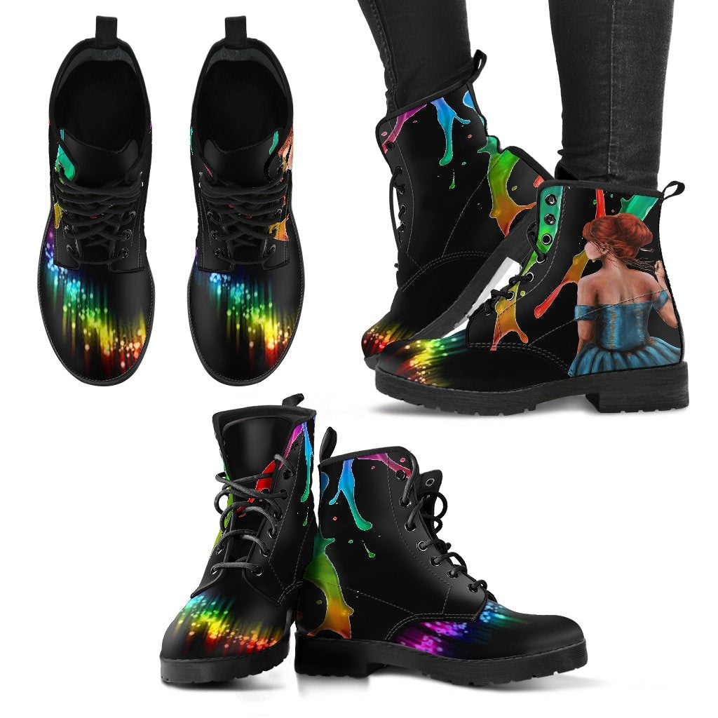 Color Splash Boots - C.W. Art Studio
