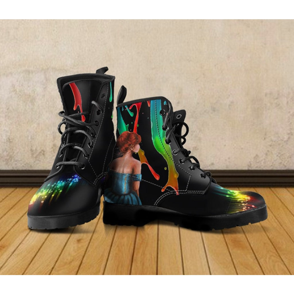 Color Splash Boots - C.W. Art Studio
