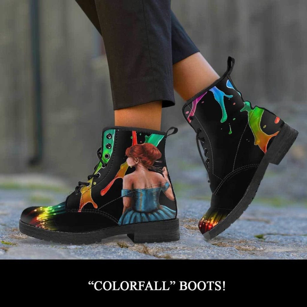 Color Splash Boots - C.W. Art Studio