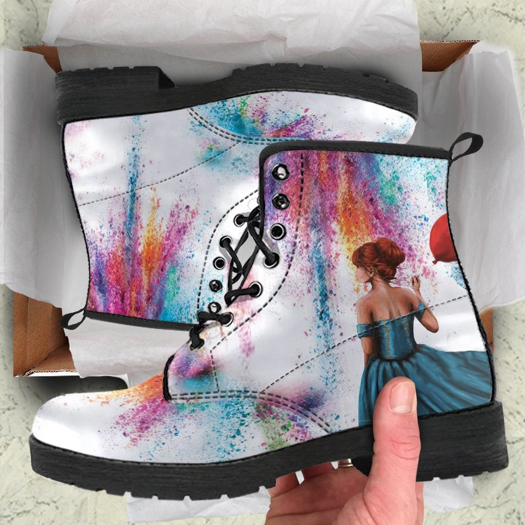 Colorfall Storm Boots - C.W. Art Studio