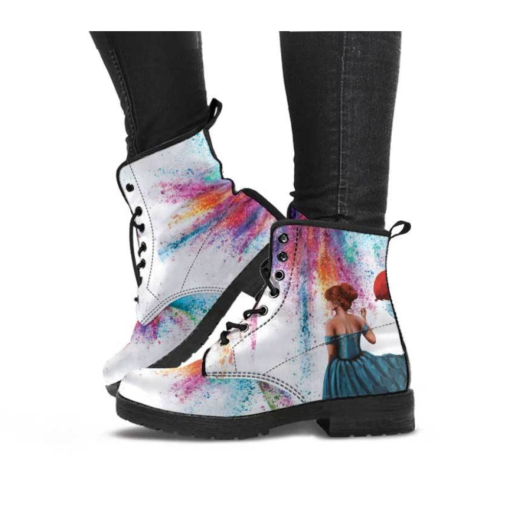 Colorfall Storm White Boots