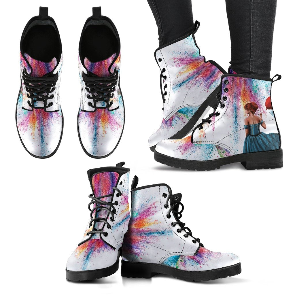 Colorfall Storm White Boots