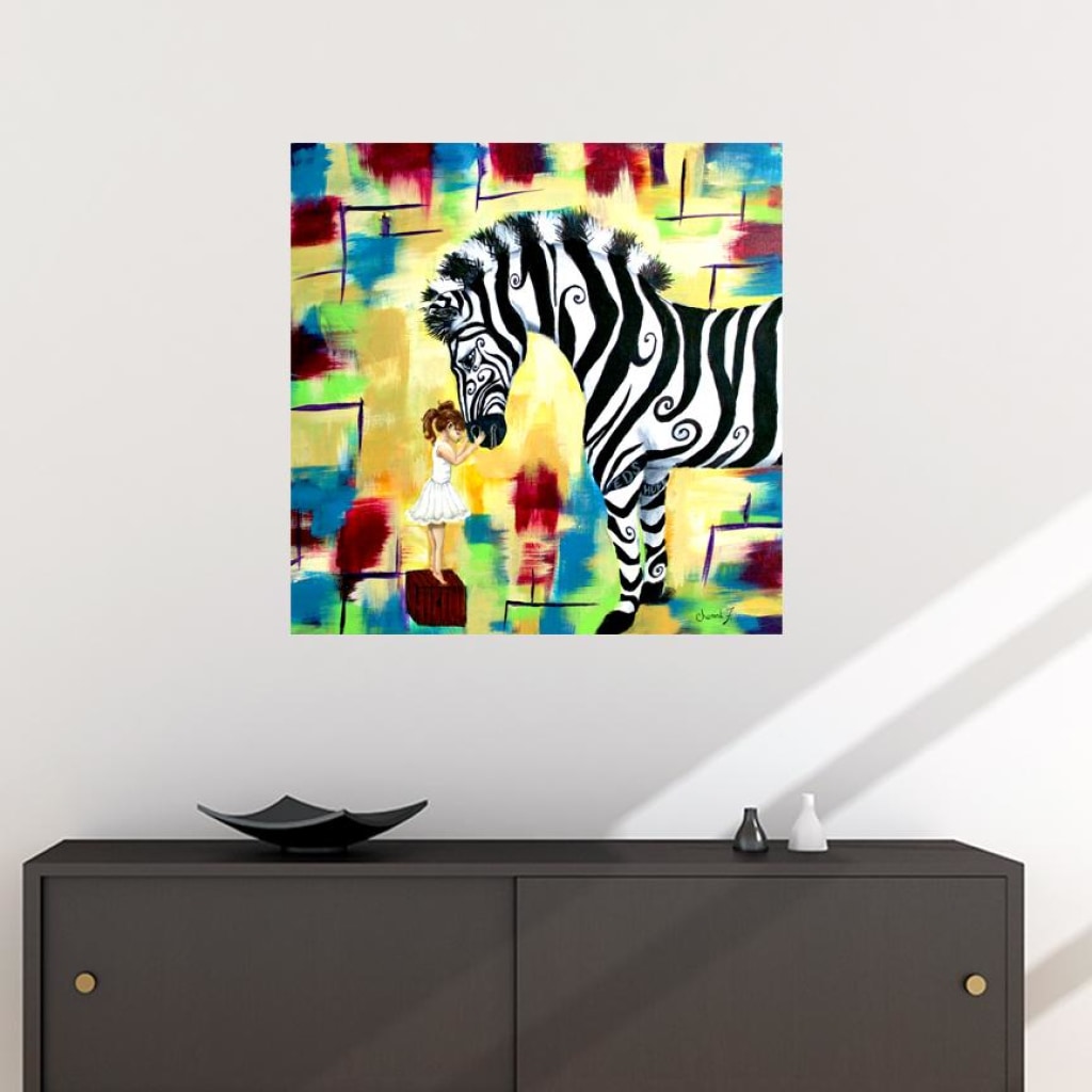 Courage Fabric Wall Poster - C.W. Art Studio