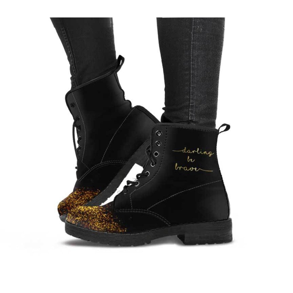 Darling Be Brave Boots - C.W. Art Studio