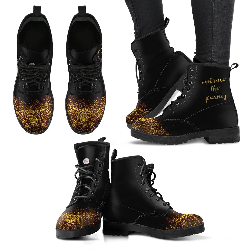 Embrace The Journey Boots - C.W. Art Studio
