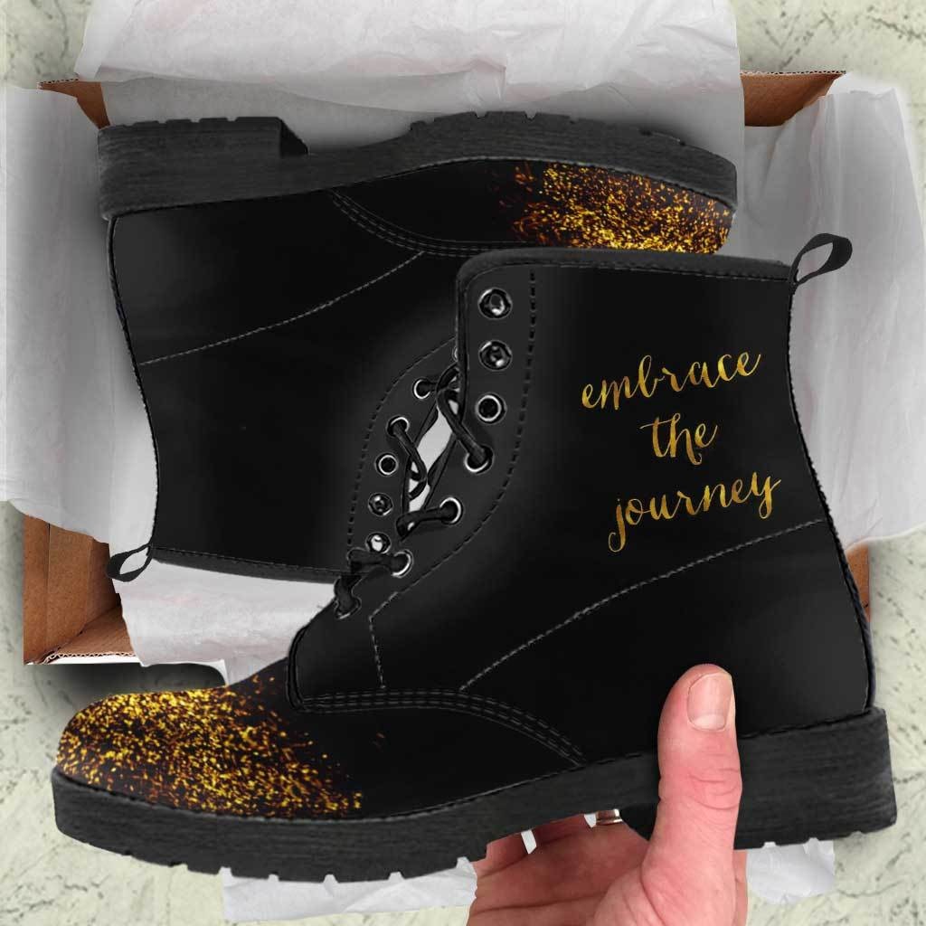 Embrace The Journey Boots - C.W. Art Studio