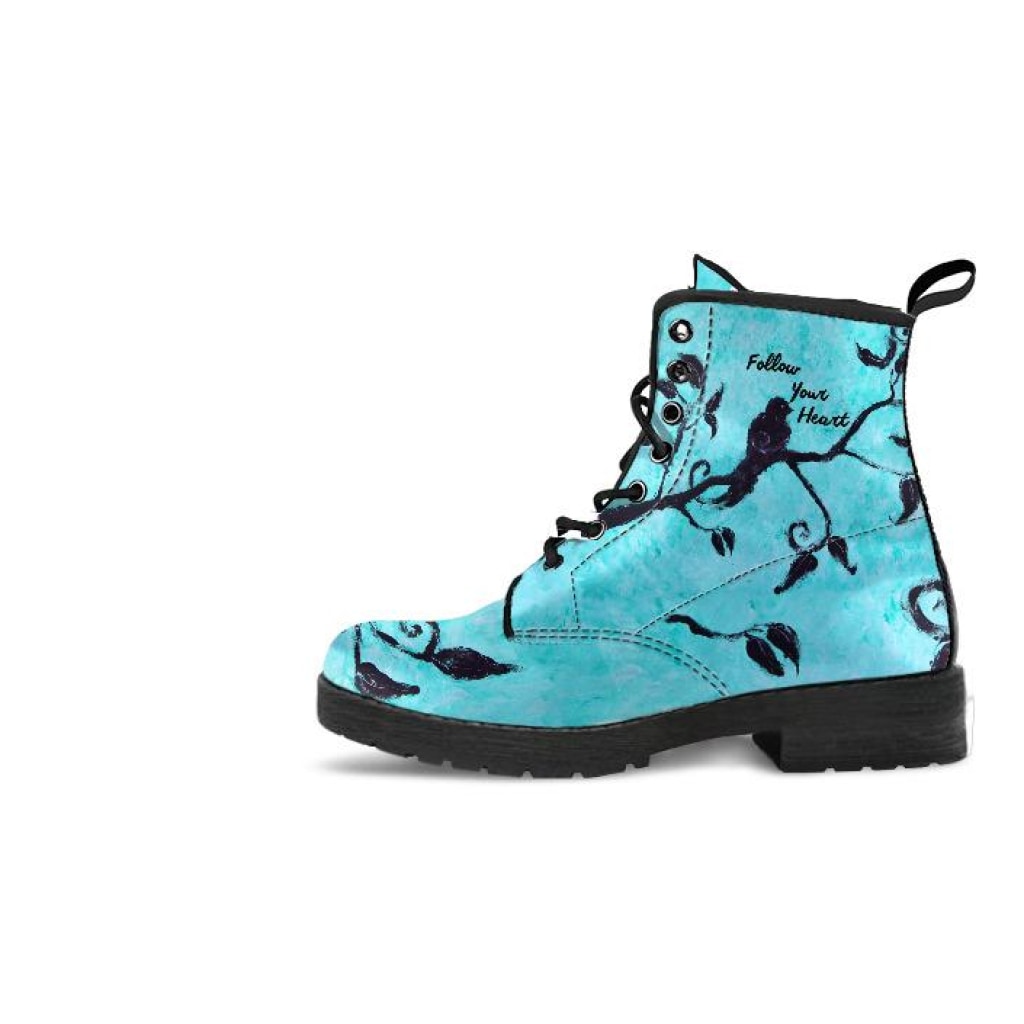 Follow Your Heart Boots - C.W. Art Studio