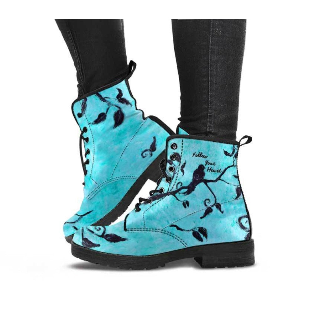 Follow Your Heart Boots - C.W. Art Studio