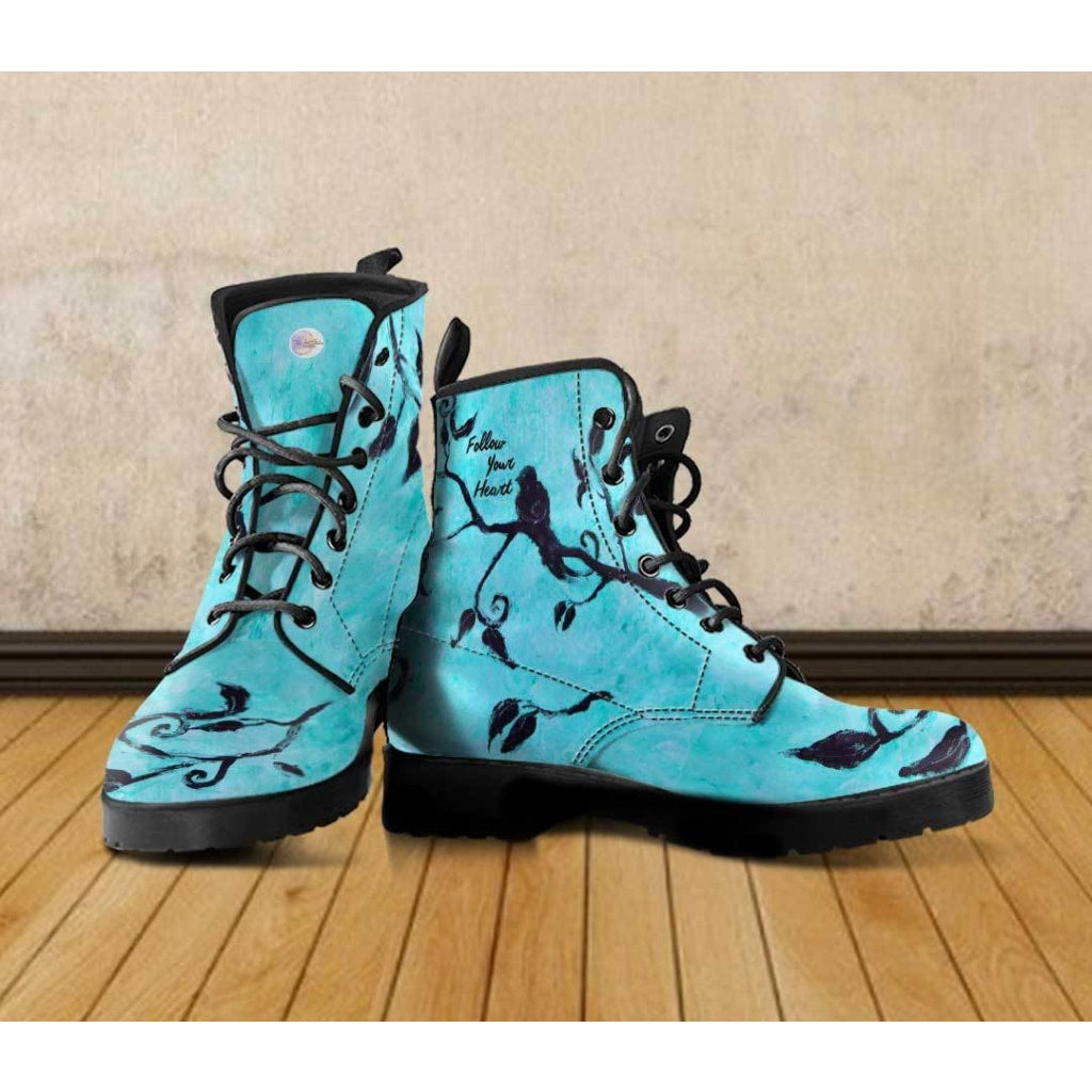 Follow Your Heart Boots - C.W. Art Studio