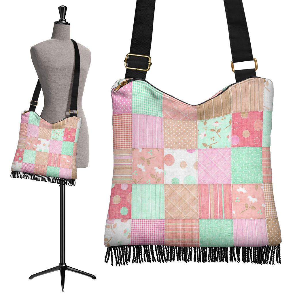 Holly Hobby Style Patchwork Boho Bag Purse