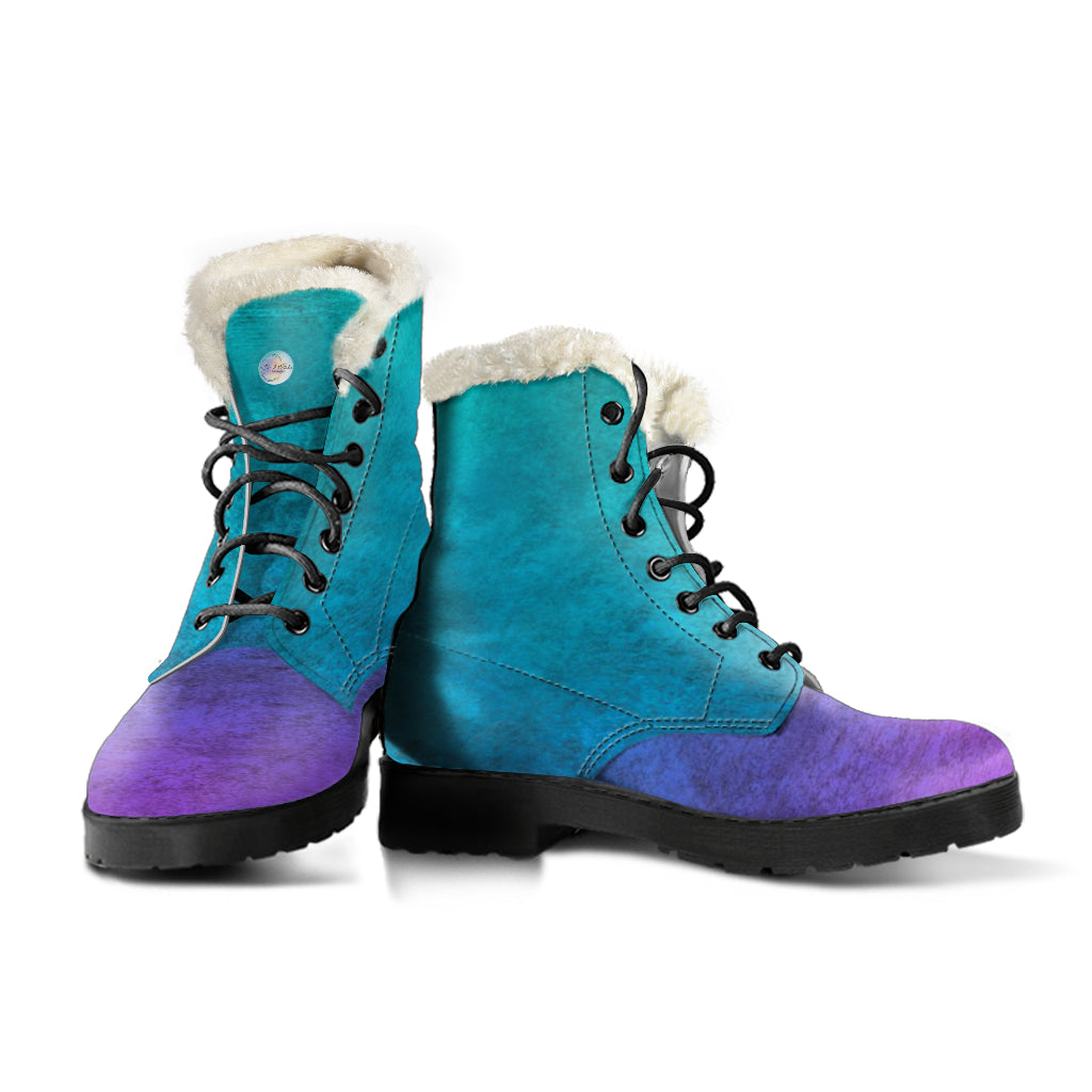 Unicorn Whisperer Fur Lined Leather Boots