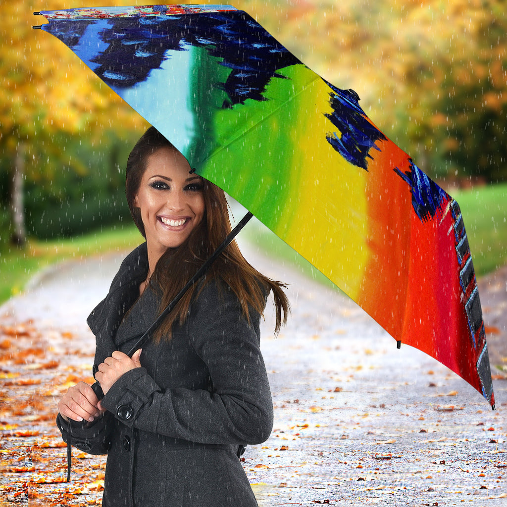Portland Oregon Cityscape Umbrella