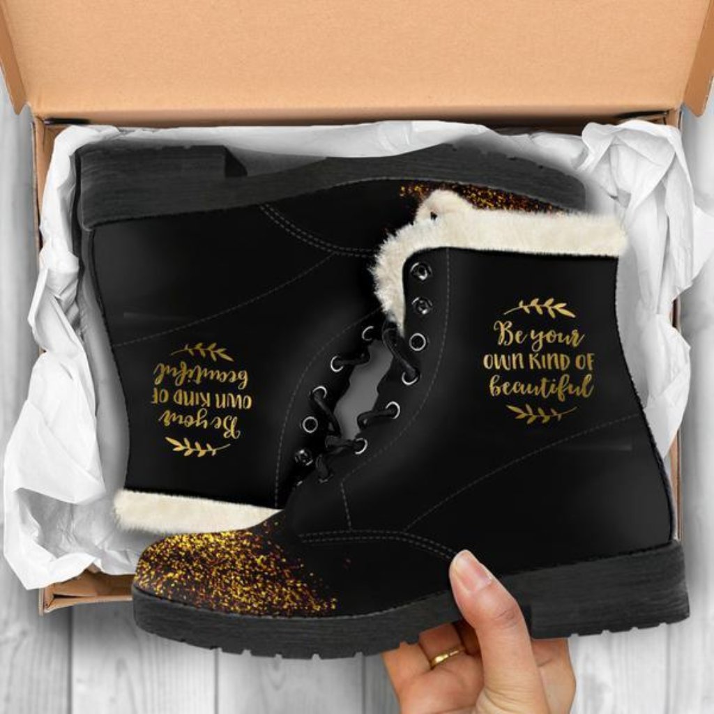 Fur Lined Leather Boots - Be Your Own Kind Of Beautiful