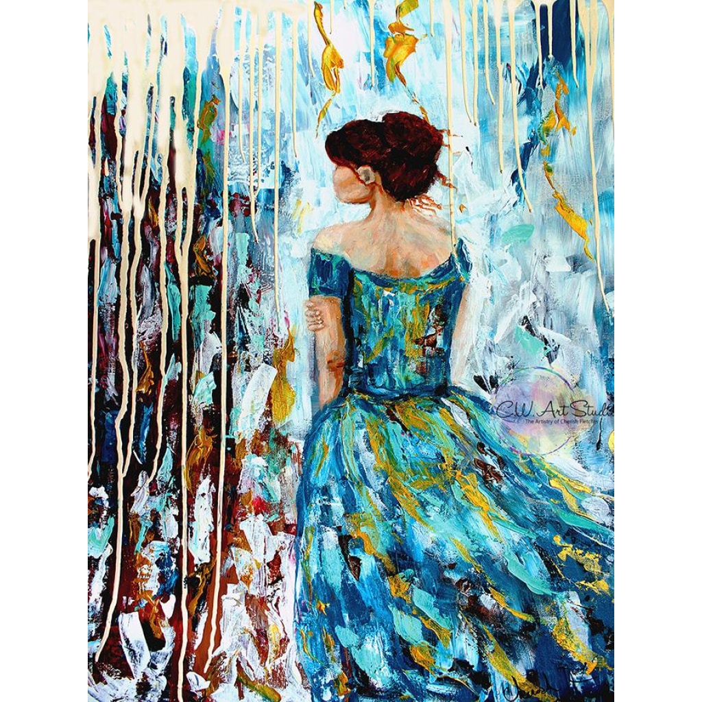 Her Storm #1 Giclée Art Print Artist Signed Matted