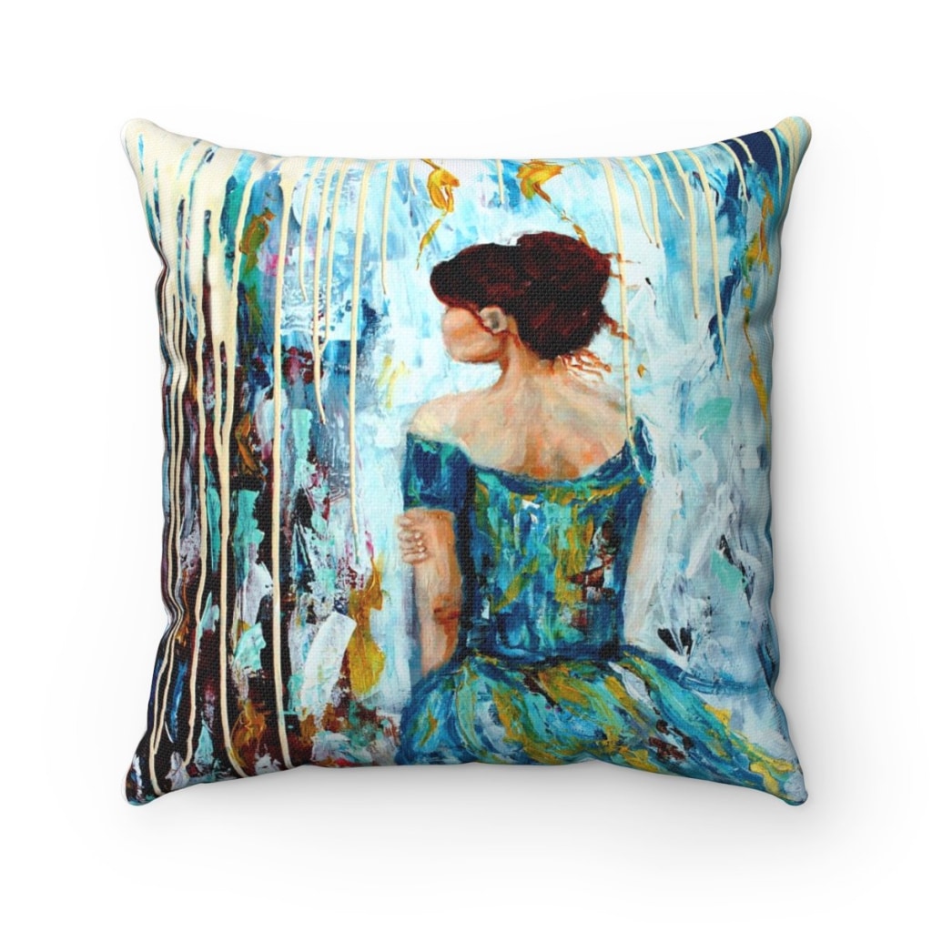 Her Storm I Throw Pillow