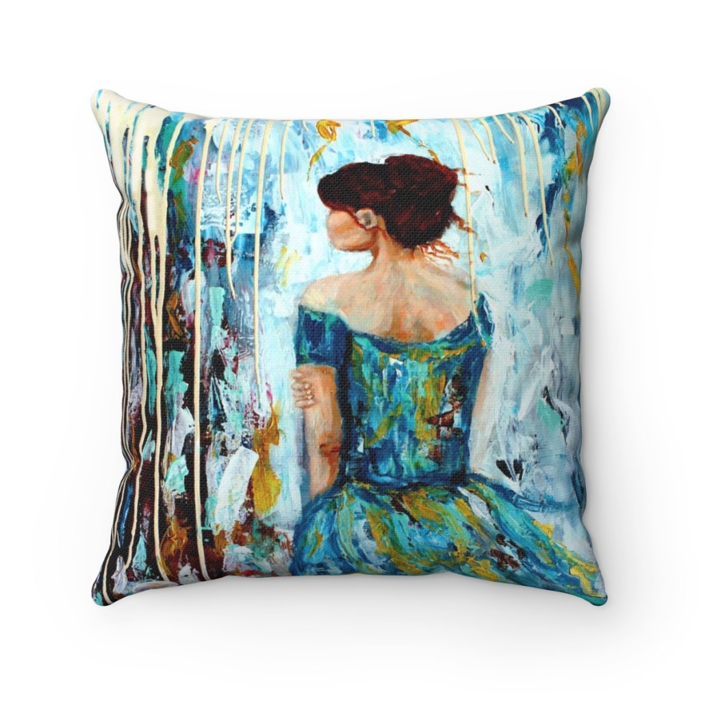Her Storm I Throw Pillow