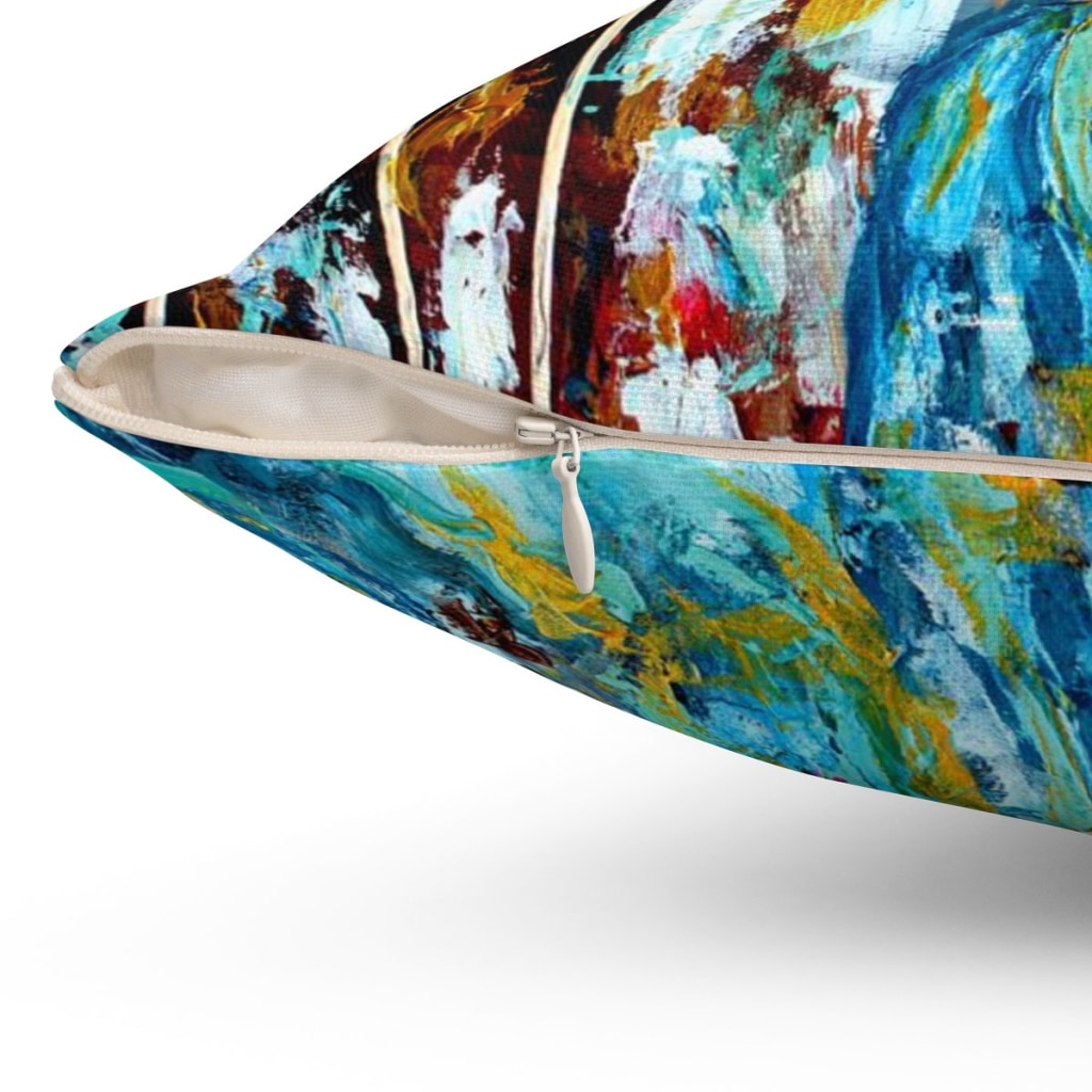 Her Storm I Throw Pillow