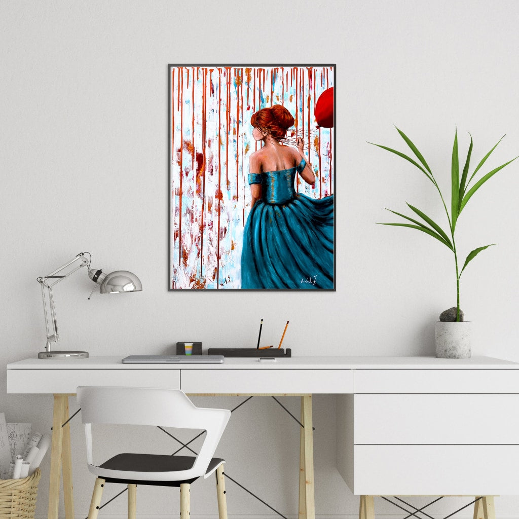 Her Storm III Cotton Rag Fine Art Prints - C.W. Art Studio