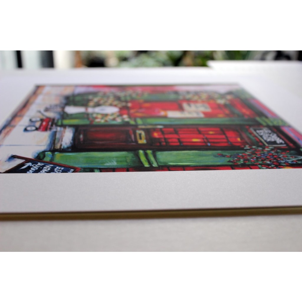 Hope Shoppe Artist Embellished Giclée- Each Piece Unique - Artist Embellished Print C.w. Art Studio