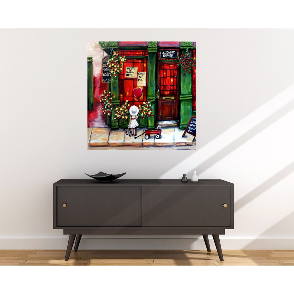 Hope Shoppe Fabric Wall Poster - C.W. Art Studio