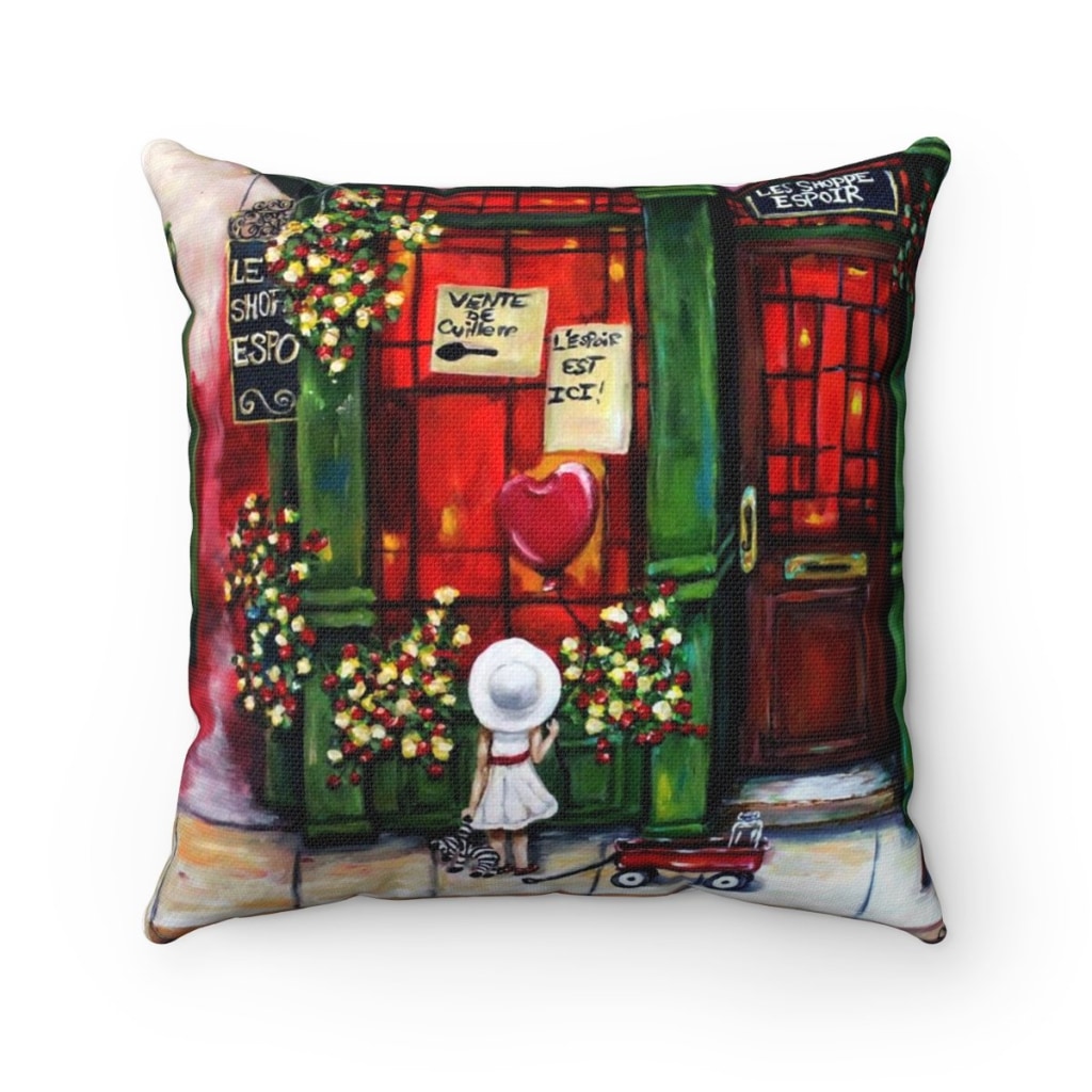 Hope Shoppe Throw Pillow
