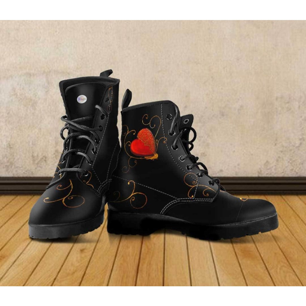 Kintsugi Heart Boots - C.W. Art Studio