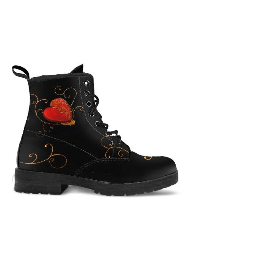 Kintsugi Heart Boots - C.W. Art Studio