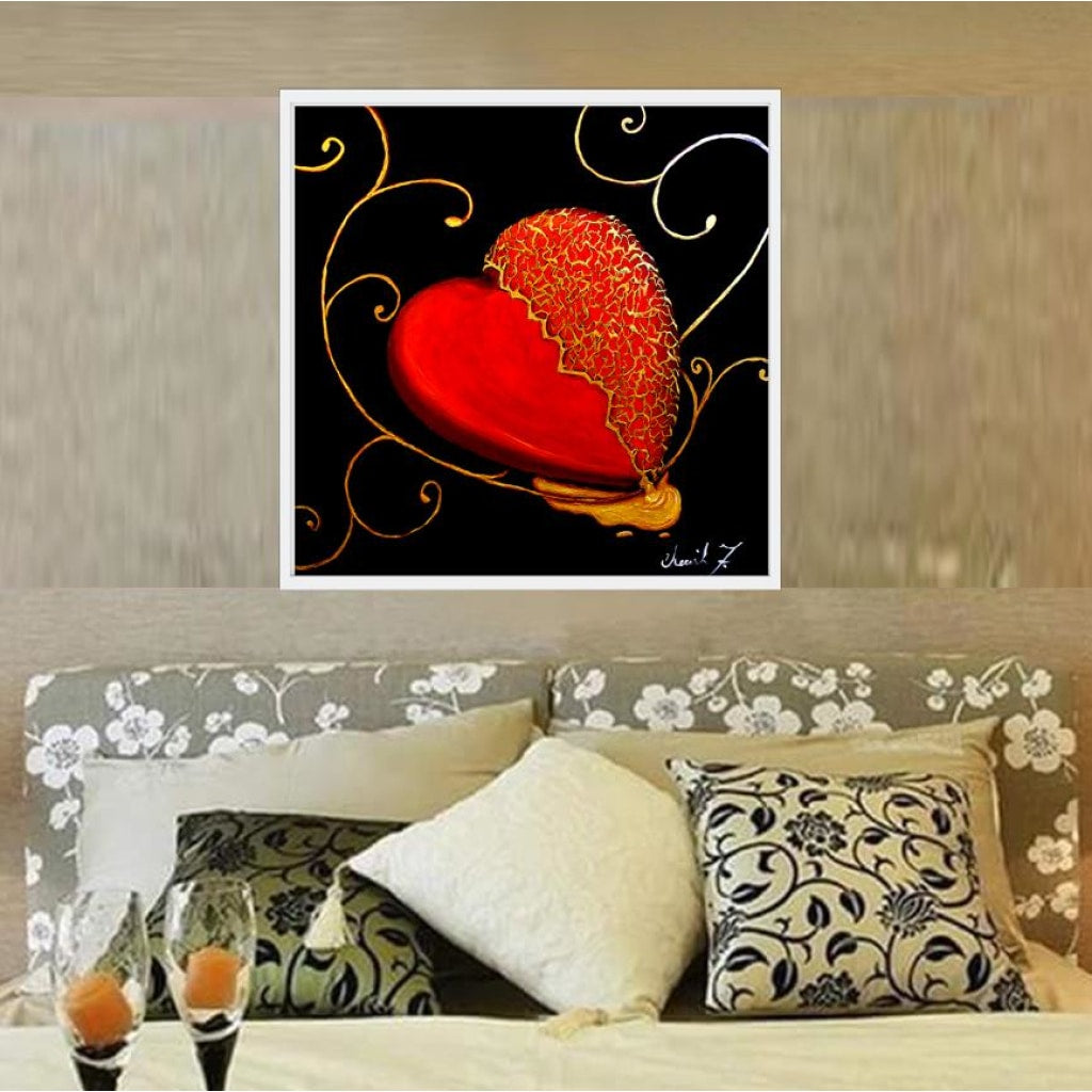 Kintsugi Heart Cotton Rag Fine Art Prints - C.W. Art Studio