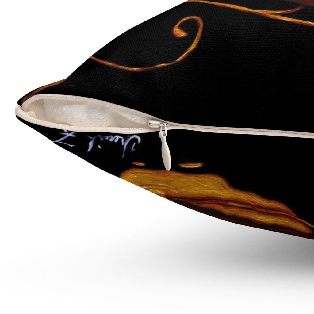 Kintsugi Heart Throw Pillow