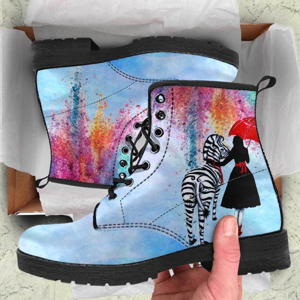 Let it Reign Boots - C.W. Art Studio