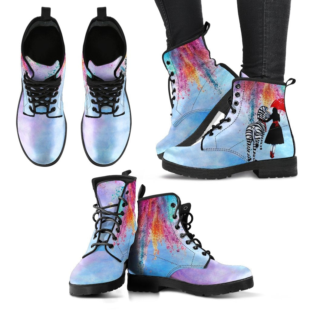 Let it Reign Boots - C.W. Art Studio