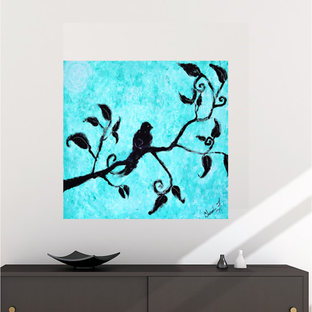 Lone Bird Cotton Rag Fine Art Prints