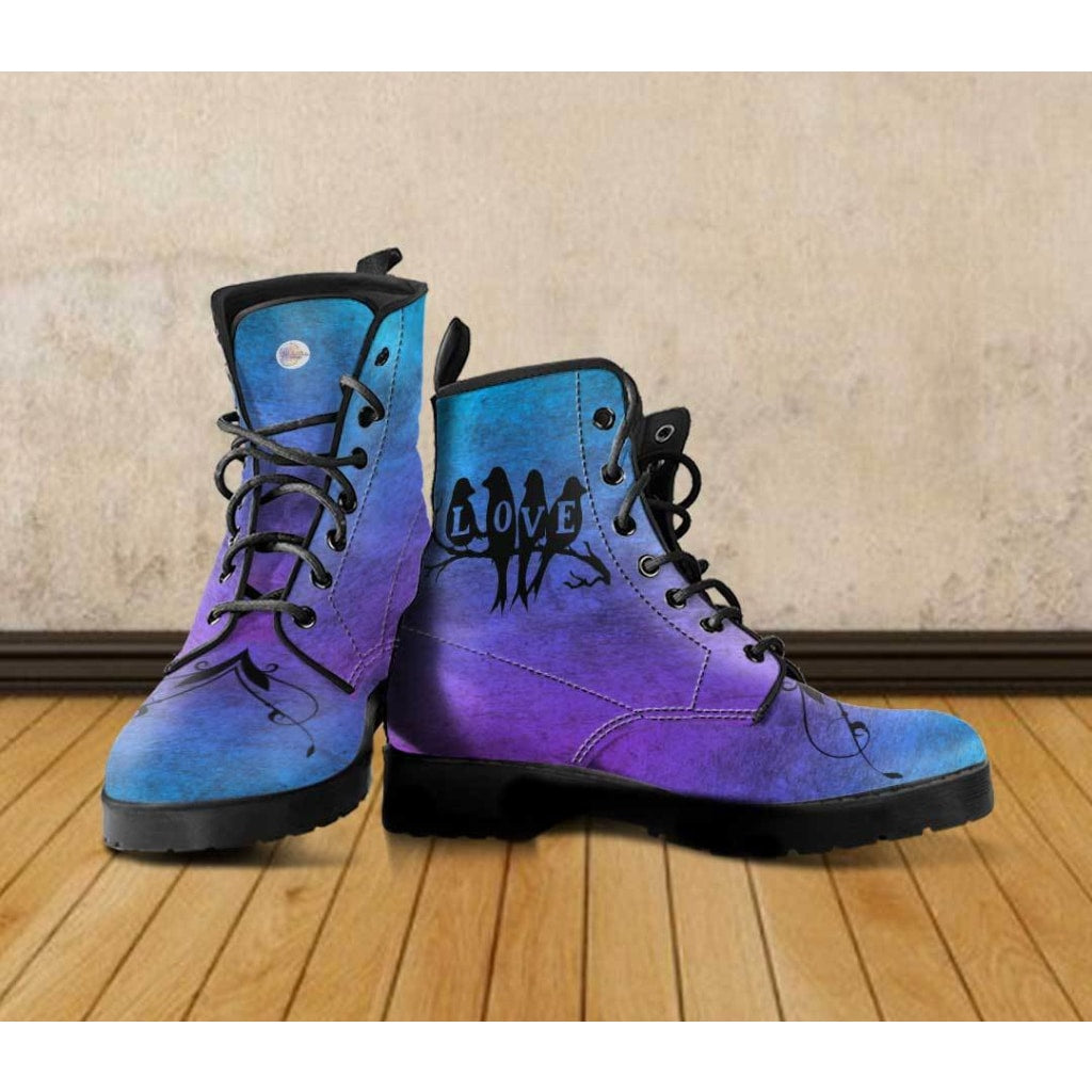 Love Birds Boots - C.W. Art Studio
