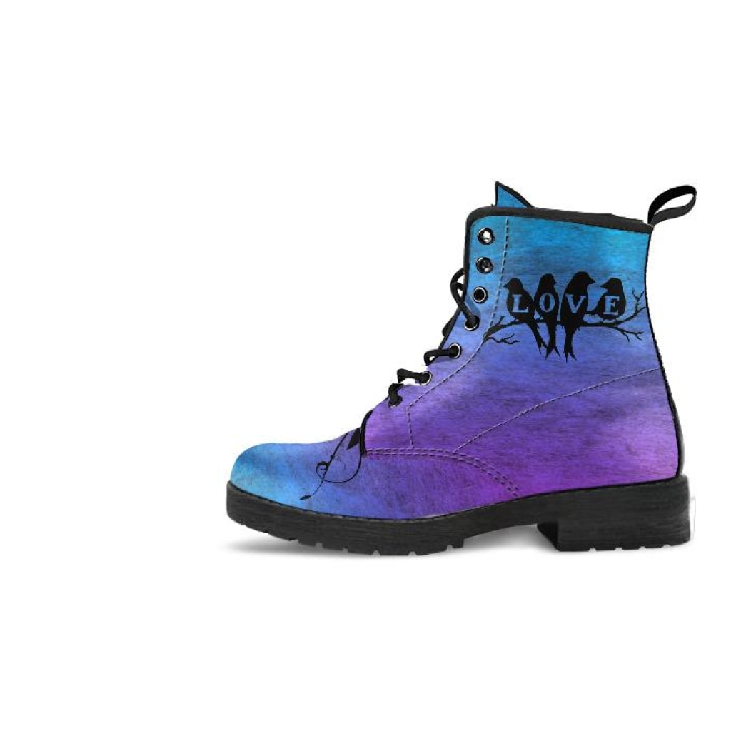 Love Birds Boots - C.W. Art Studio