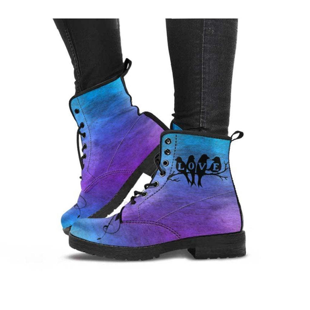 Love Birds Boots - C.W. Art Studio