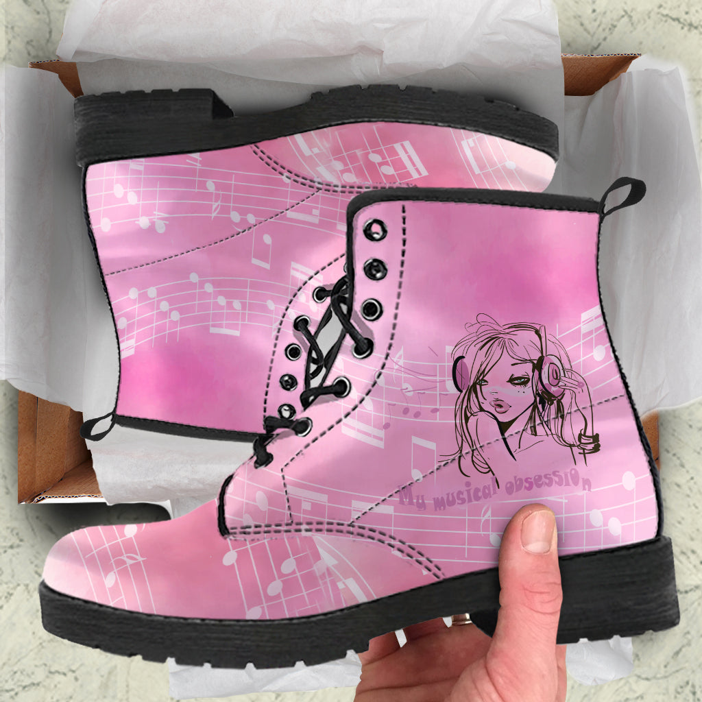 My Musical Obsession Leather Boots by SophieStar