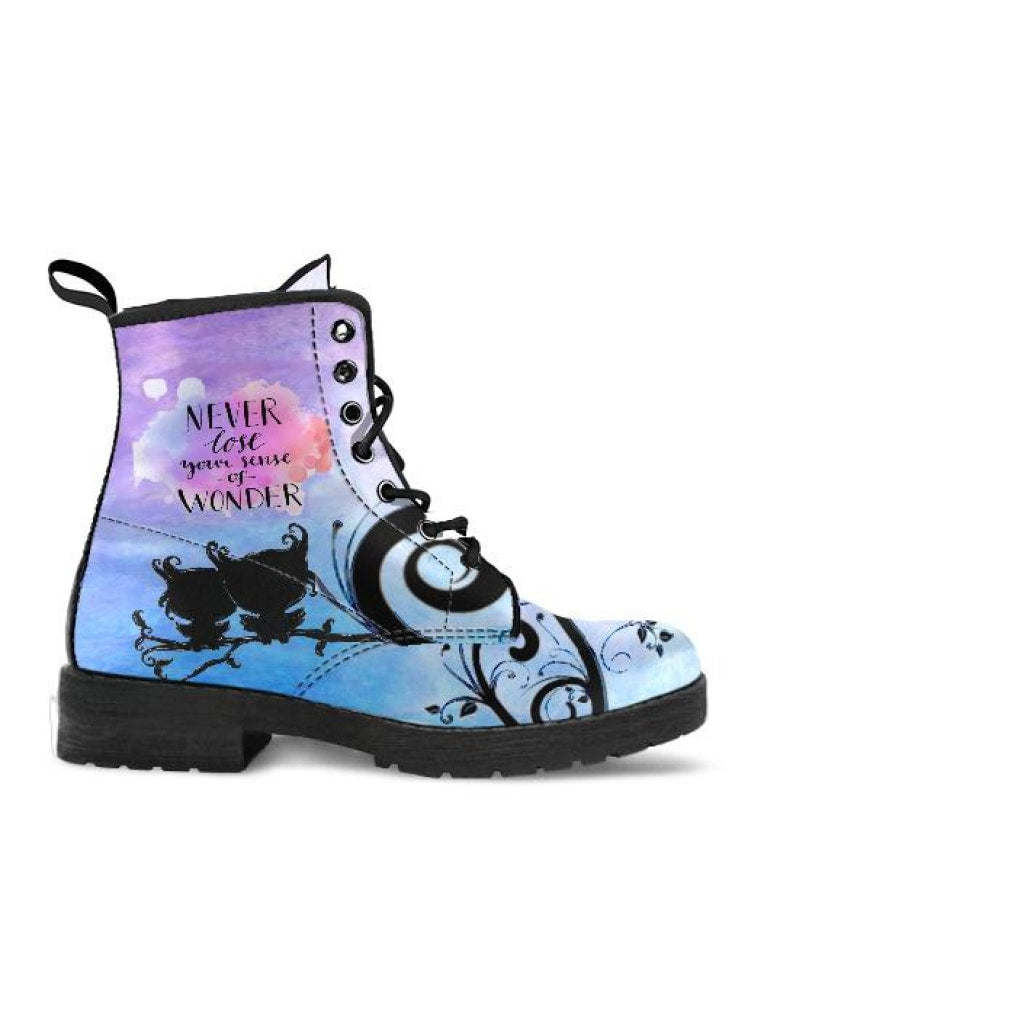 Never Lose Your Sense of Wonder Boots - C.W. Art Studio