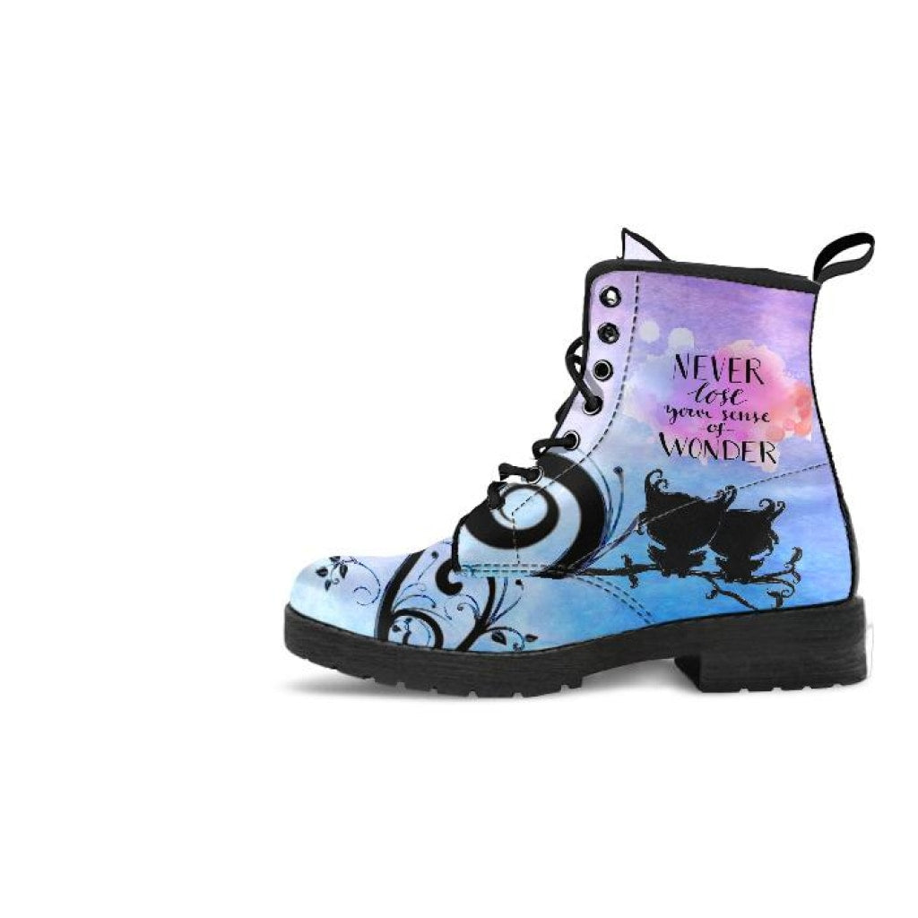 Never Lose Your Sense of Wonder Boots - C.W. Art Studio